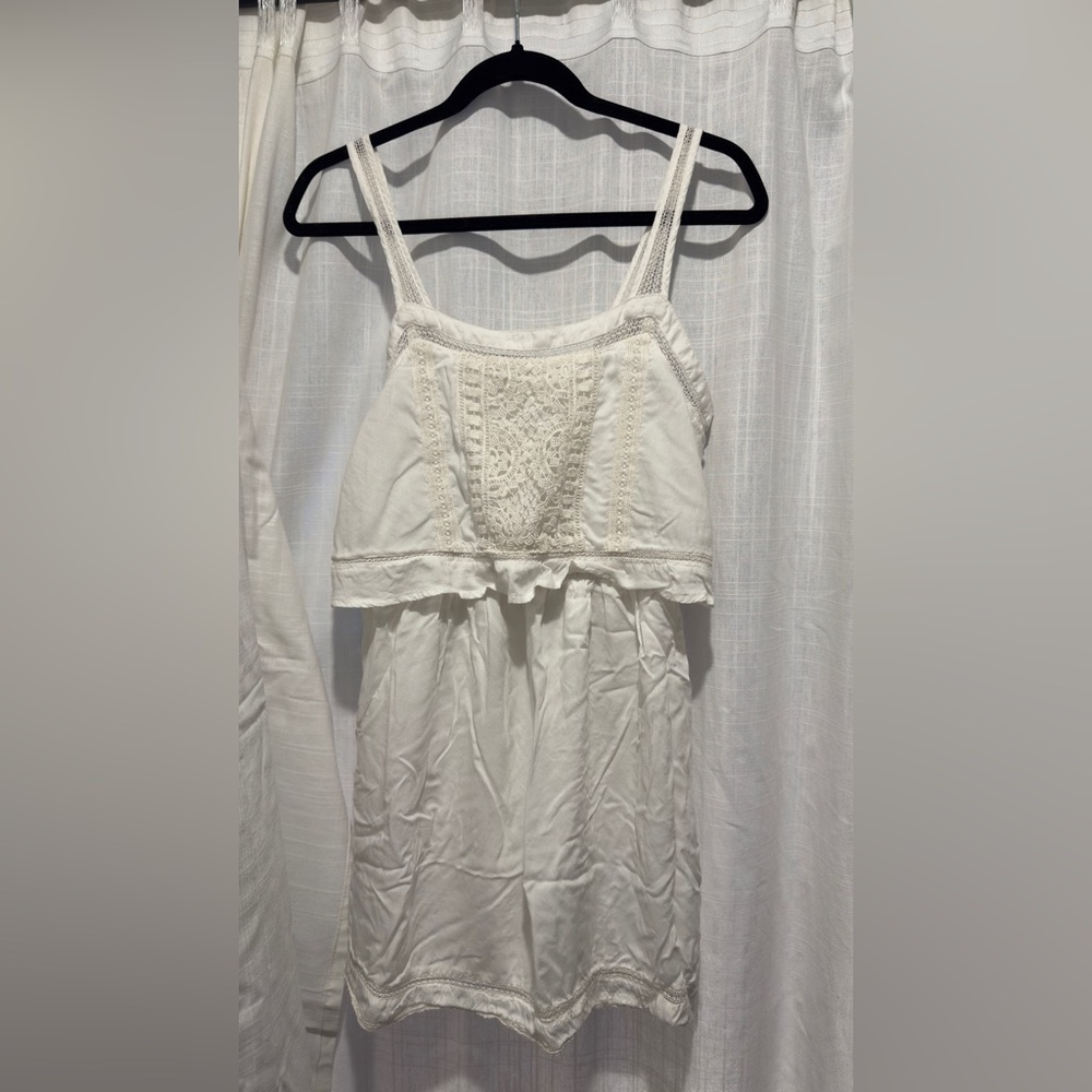 👗 American Eagle Boho White Mini Dress